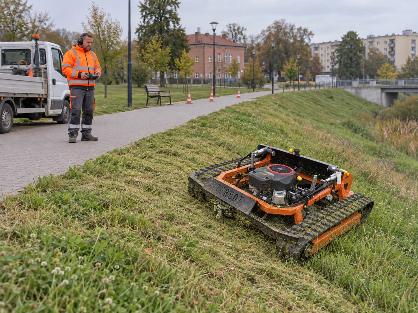 Kosiarka RC TERBOT dla przedsiębiorstw komunalnych i samorządów