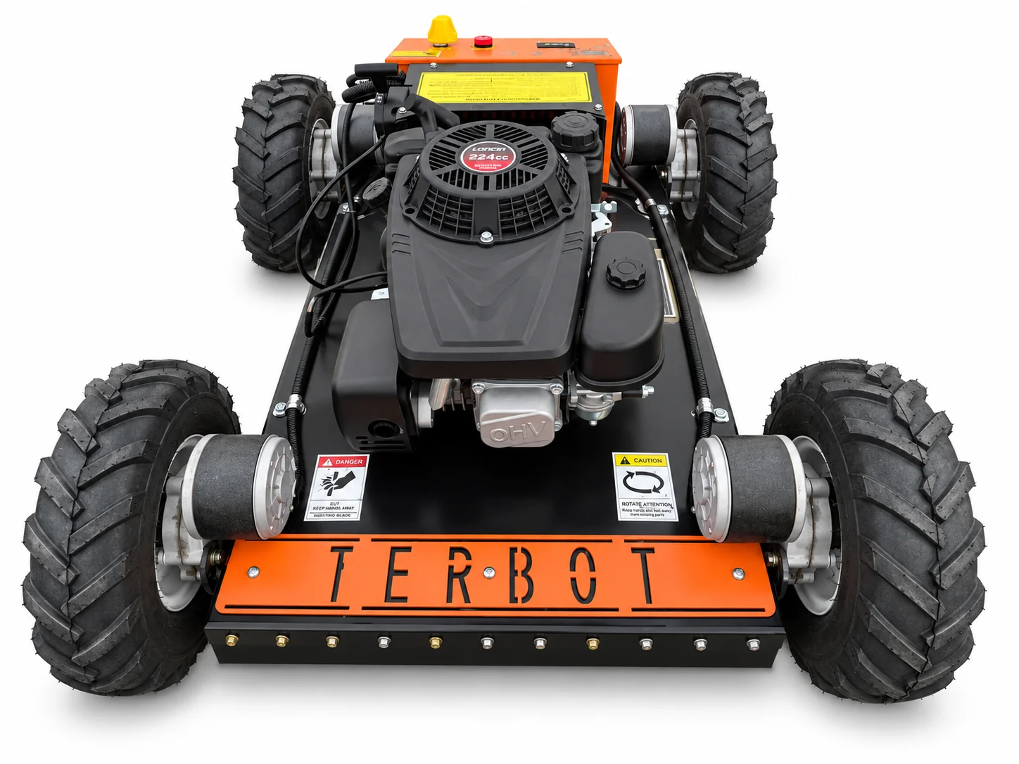 TERBOT M55 Mini – konstrukcja kosiarki na pilota